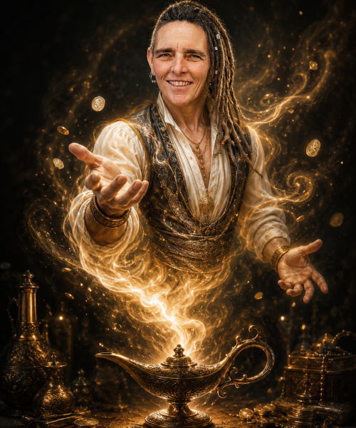 Me the genie in the bottle